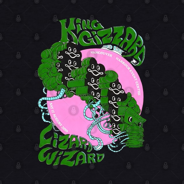 King gizzard and the lizard wizard t-shirt by San9 pujan99a